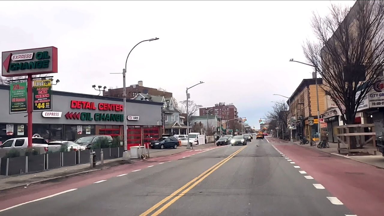 NYC Drive : Avenue J, to Mcdonald Avenue, Brooklyn, In Urdu-Hindi 