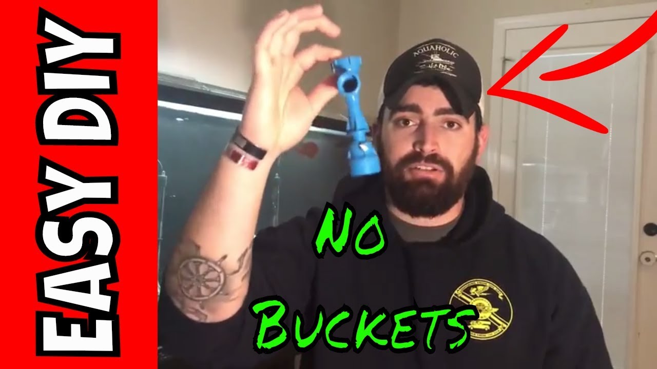 EASY aquarium water change, DIY water changer