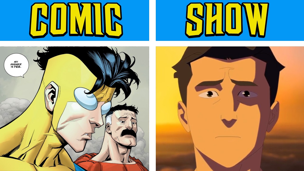 Invincible Season 4 Episode 8 - Comic Vs. Show #invincible #amazon #amazonprime
