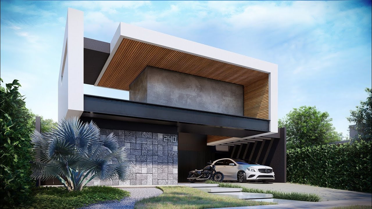 PLANOS DE CASAS MODERNAS - Fachadas de casas modernas 2021 arquitectura 🏡 casas modernas 2021