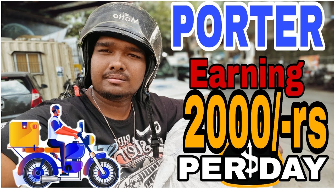 Porter Bike Delivery Full Day Earning in Mumbai 💰!! Porter delivery Boy Earning !! 