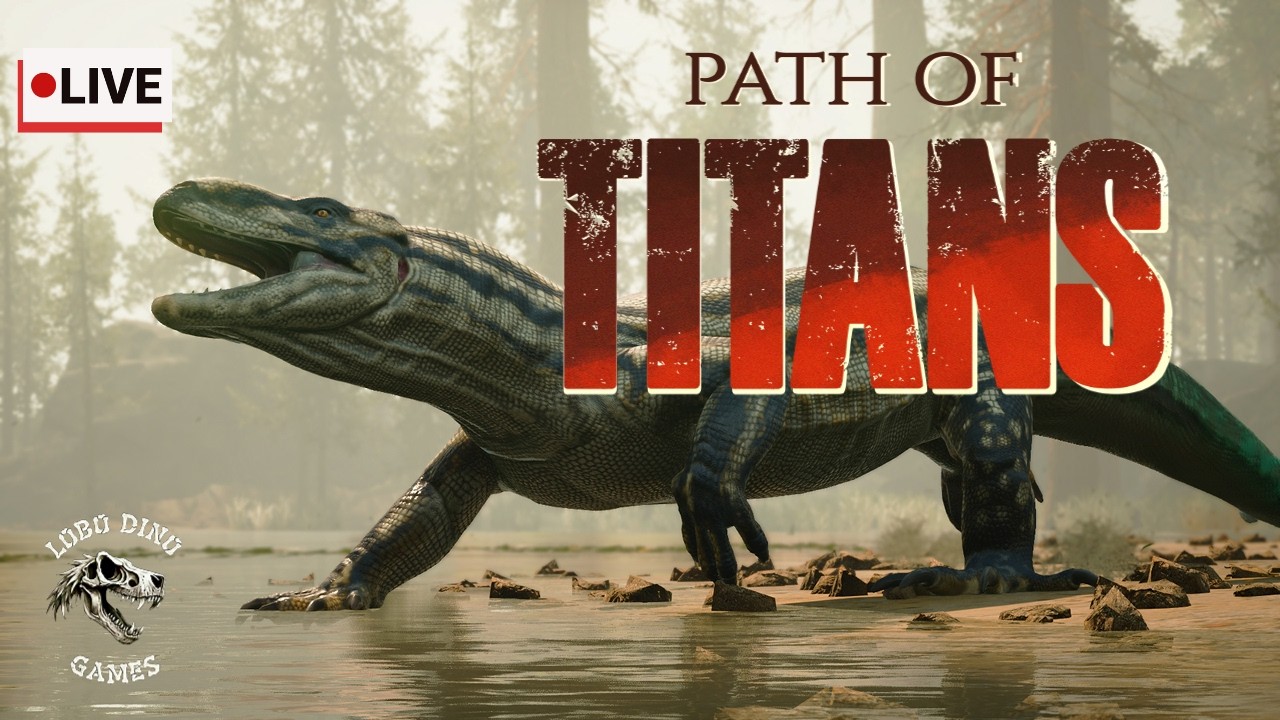 🔴BORA! LIVE SAFADA DE PATH OF TITANS!