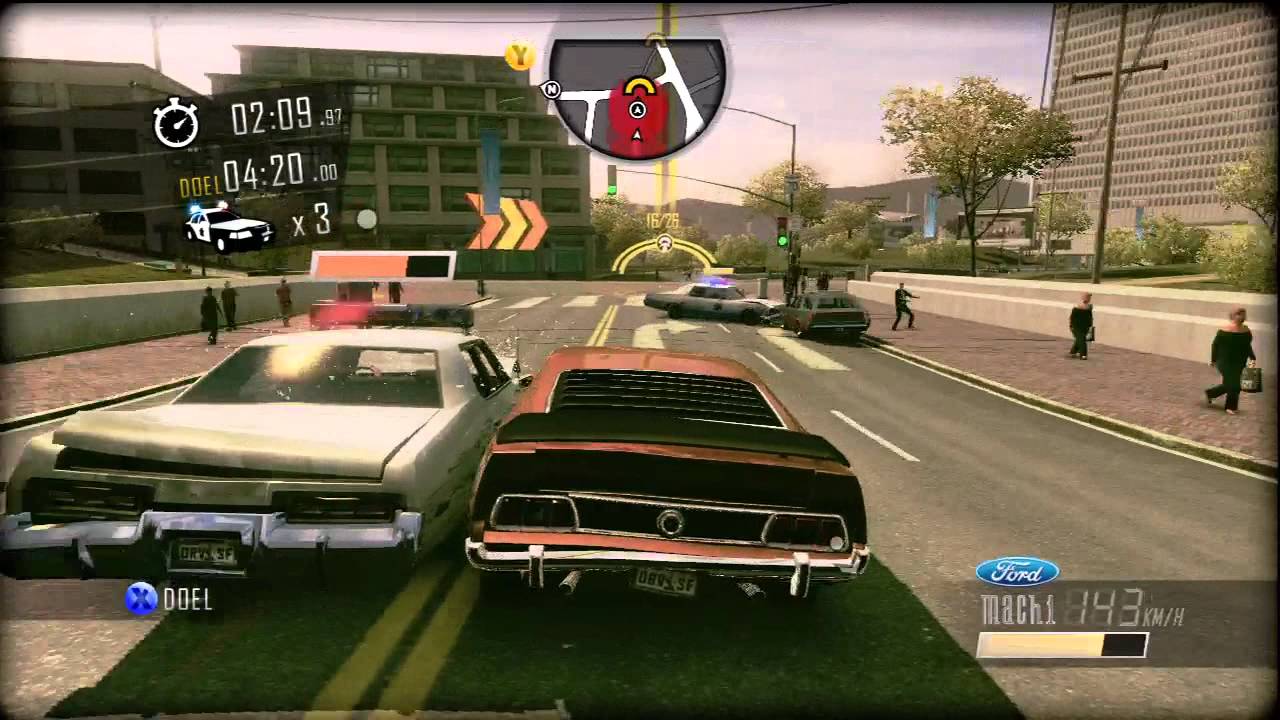 Driver: San Francisco | Ford Mustang Mach 1 Gameplay - Movie Challenge [Xbox 360 | PS3 | PC] [HD]