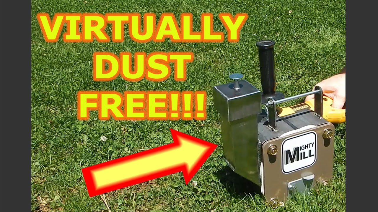 Mini rock crusher with NEW open feed tube design