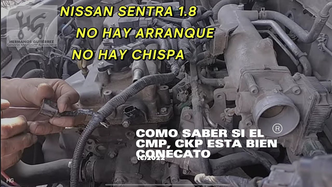 NISSAN SENTRA 2003 1.8 No enciende