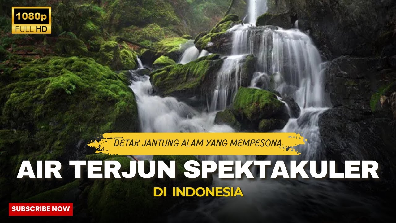 10 Air Terjun Paling Spektakuler Di Indonesia.! No. 7 Indah Banget #waterfall