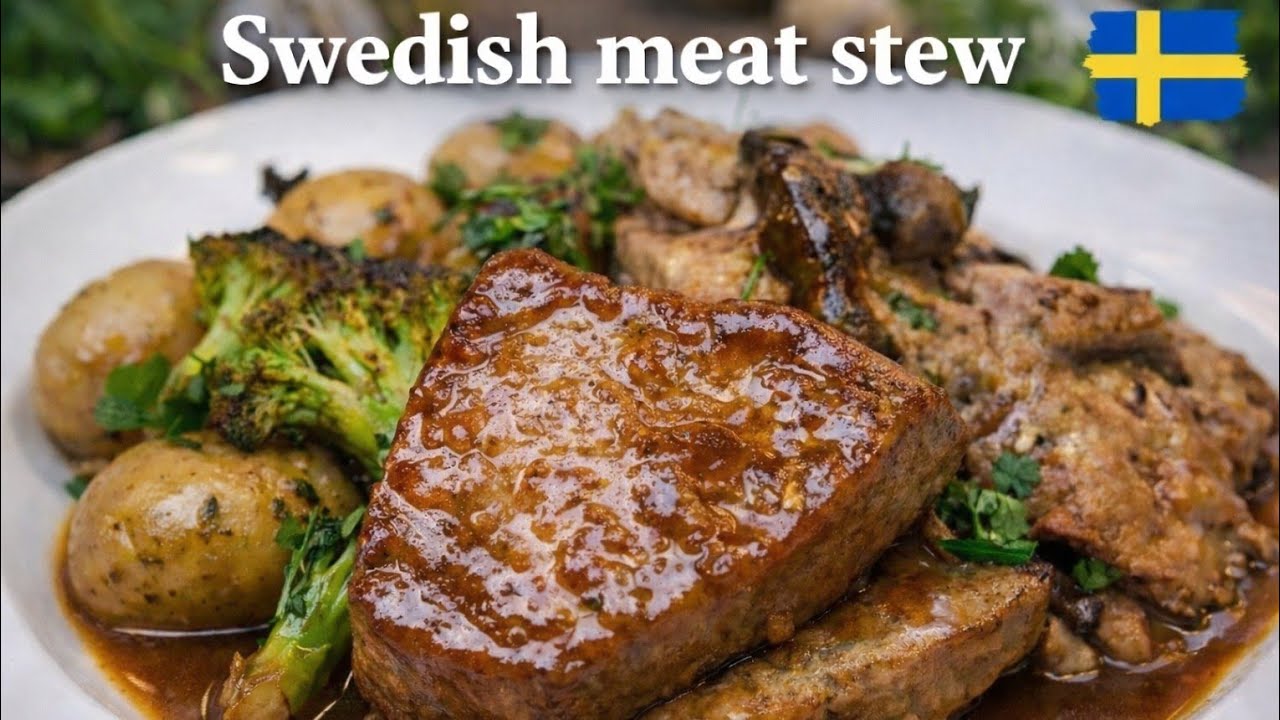 Swedish Pork Tenderloin Stew with Cream and Vegetables – Easy and Irresistible 😋