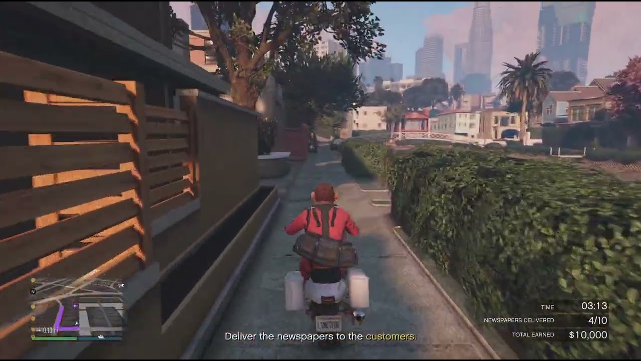 Grand Theft Auto V Paper Route