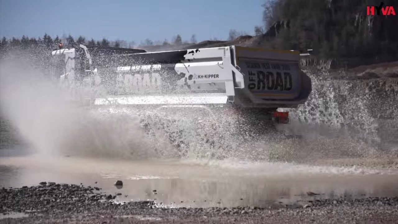 SCANIA trucks - test drive in the mine