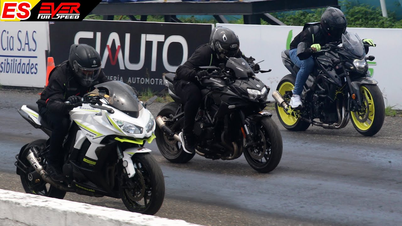 Kawa ZH2 🆚️ Ninja Z1000SX 🆚️ Suzuki GSX-S750 | GSX-R1000 CARRERAS de MOTOS 10 y 9s. 9na Válida 2024