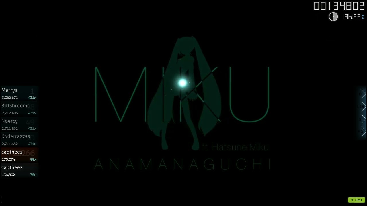 Osu but Miku