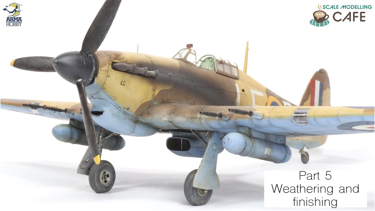Arma Hobby Hawker Hurricane Mk.IIc 1:48. Part 5:  Weathering