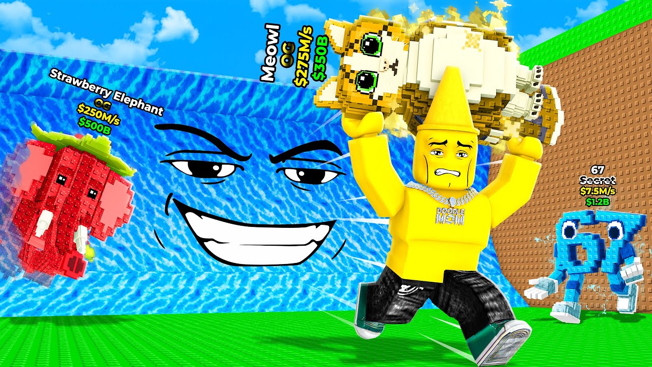 ESCAPE TSUNAMI FOR 0.01% BRAINROTS in Roblox