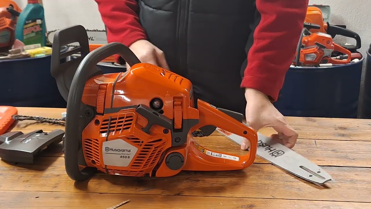 Chainsaw Husqvarna 450S 🇸🇪 Unboxing NEW SWEDISH CLASSIC MODEL #kettensäge 