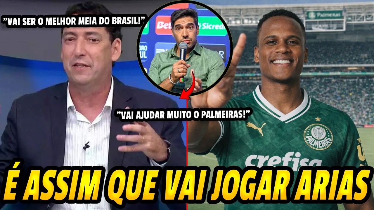 JHON ARIAS É DO PALMEIRAS! PVC EXPLICA COMO O MEIA IRÁ JOGAR NO TIME DE ABEL FERREIRA