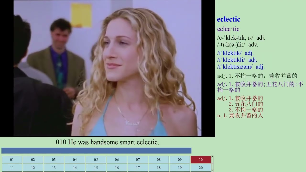 Learn Vocabulary Through Movies. 万词电影版，用电影背单词 112