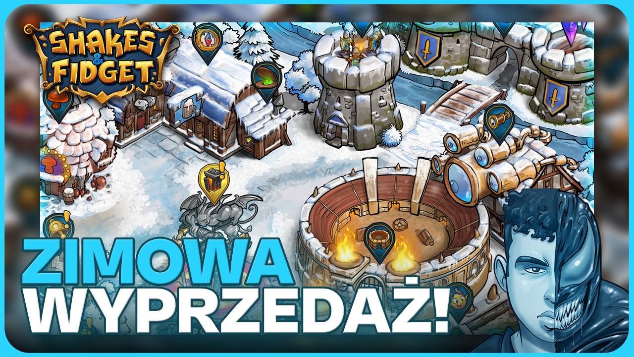 ⚔️ Zimowa Wyprzedaż i Pakiety!  🤑  Docisk Woja z Podziemiami!  🔥  | Shakes & Fidget | N3utr4L ⚔️