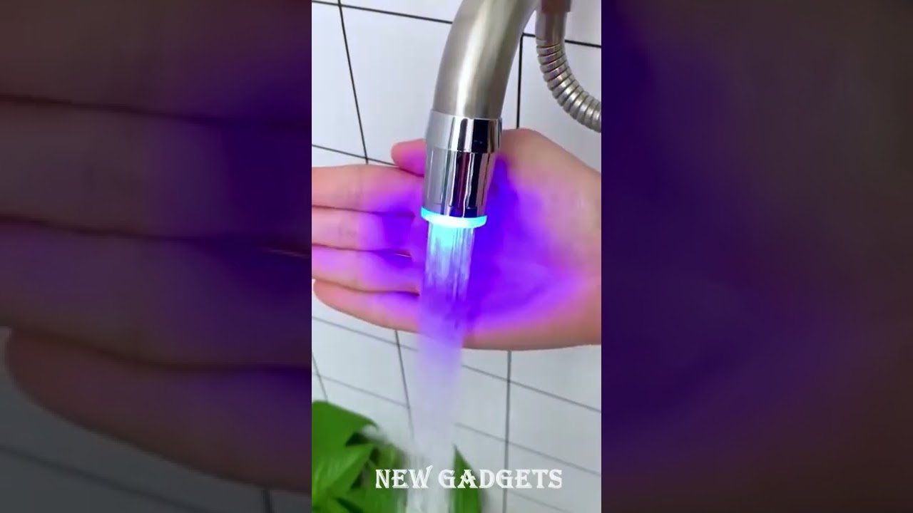 Tap nozzle with led light 😮 #shorts