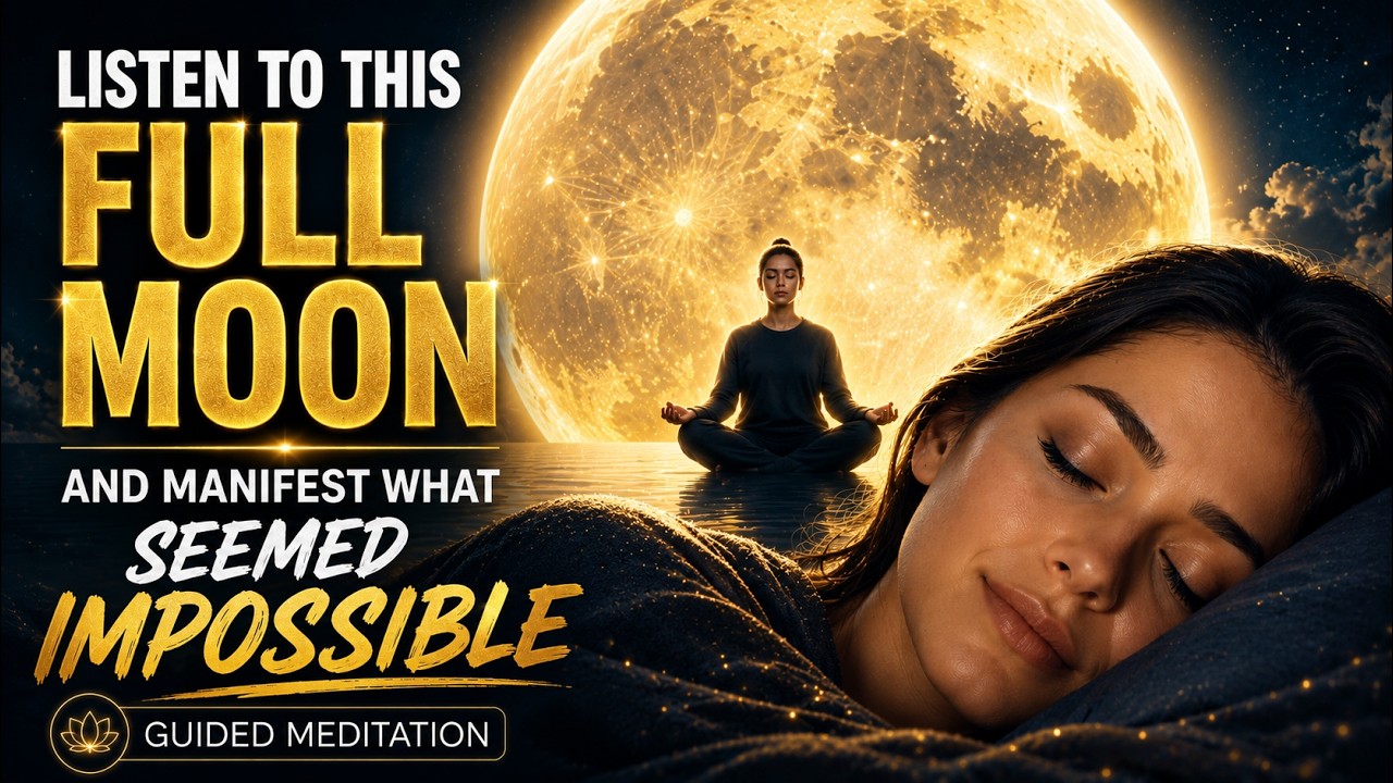 LISTEN TO THIS FULL MOON AND MANIFEST WHAT SEEMED IMPOSSIBLE