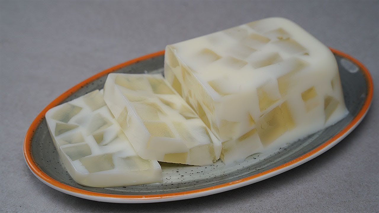 Coconut Jelly Milk Pudding | Refreshing Summer Dessert Recipe | Yummy