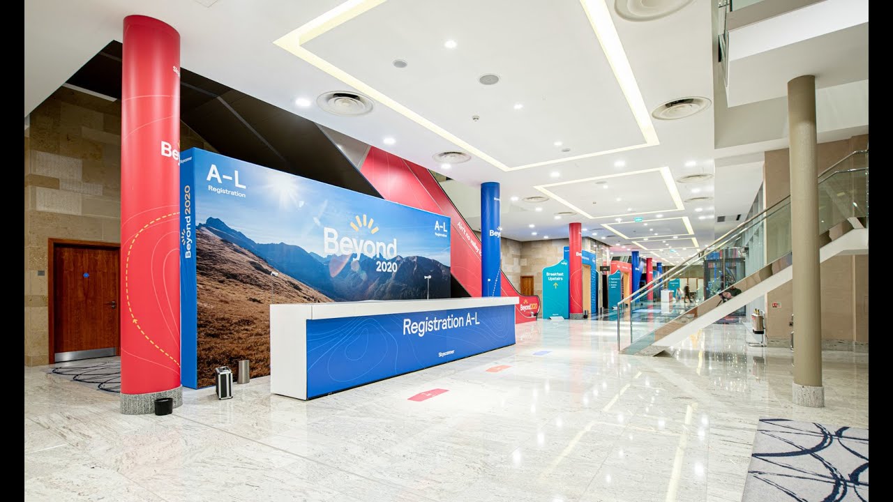 Skyscanner Event Branding
