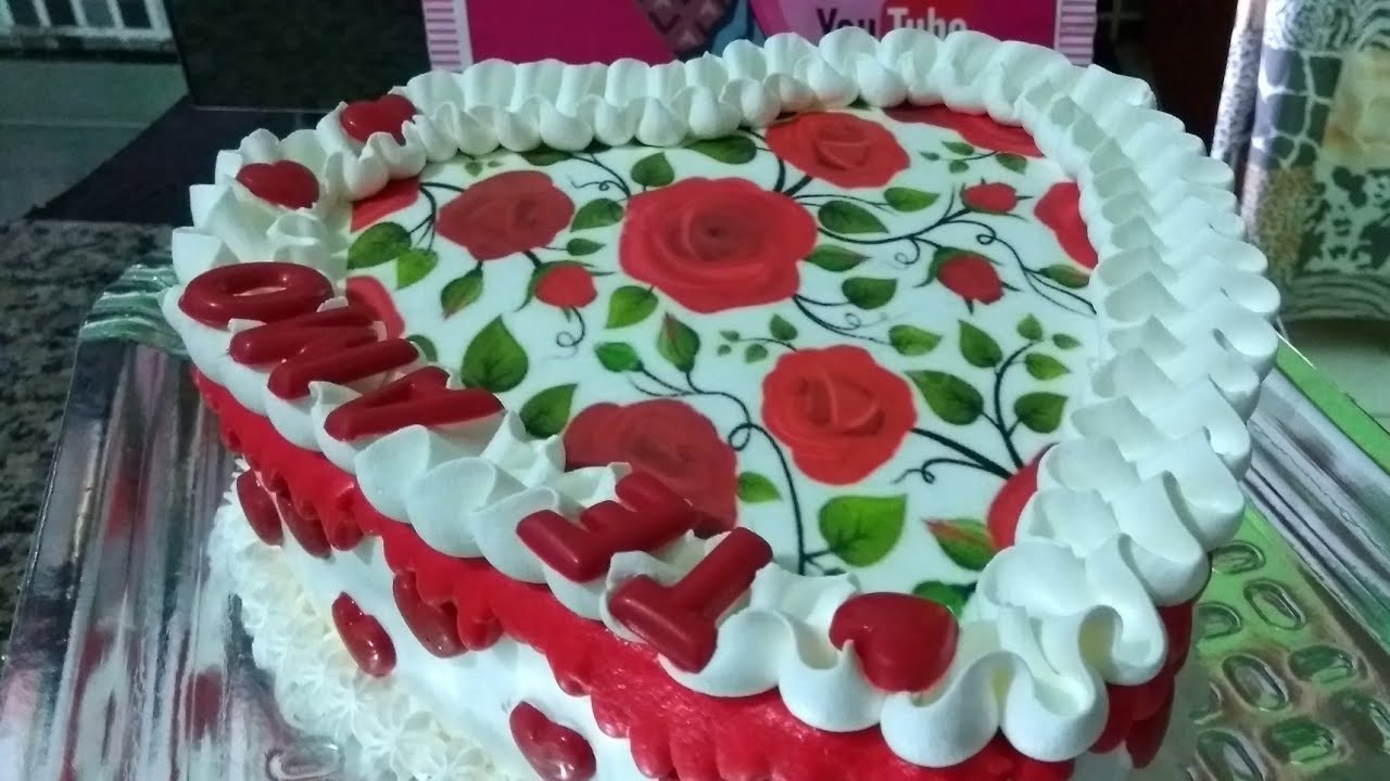Bolo pra dia dos namorados 😍 (Live 27/05)