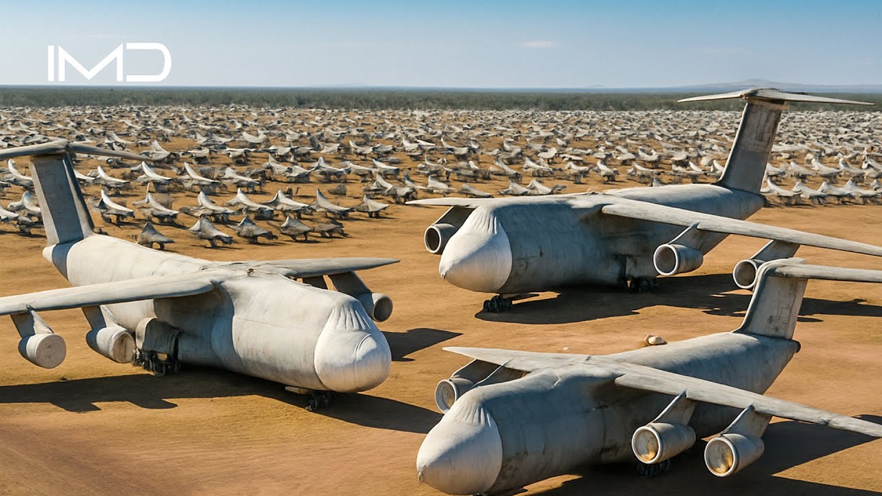 Inside America’s Massive Aircraft Boneyard Storing 5,000 Retired Warplanes