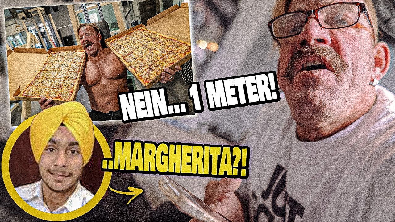 Ich bestelle eine 18.000-Kalorien-Pizza ins Gym