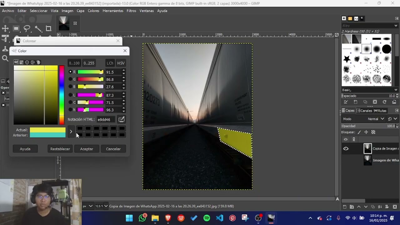 Videotutorial: Colores, líneas (rectas y curvas) y polígonos usando Gimp