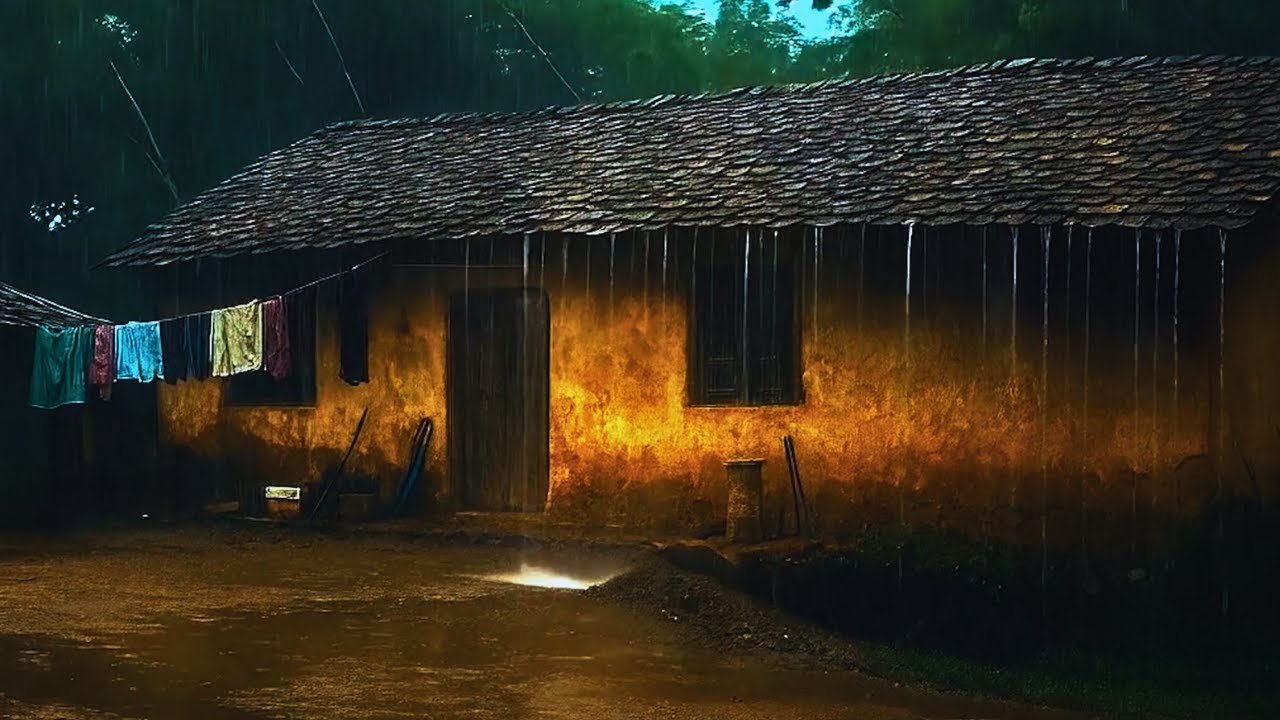 Relaxing Rainstorm Therapy 🌧️🏡 (SLEEP in Minutes!)