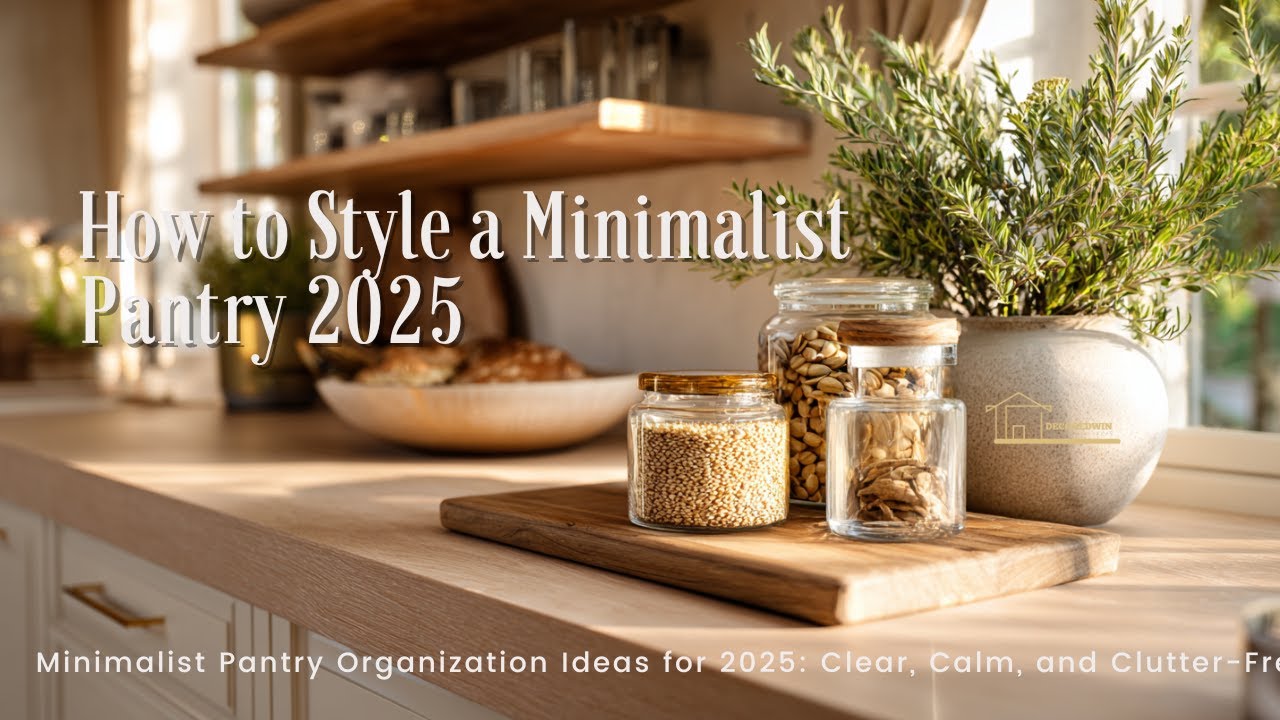 Minimalist Pantry Organization Ideas for 2025: Clear, Calm, and Clutter-Free🔥