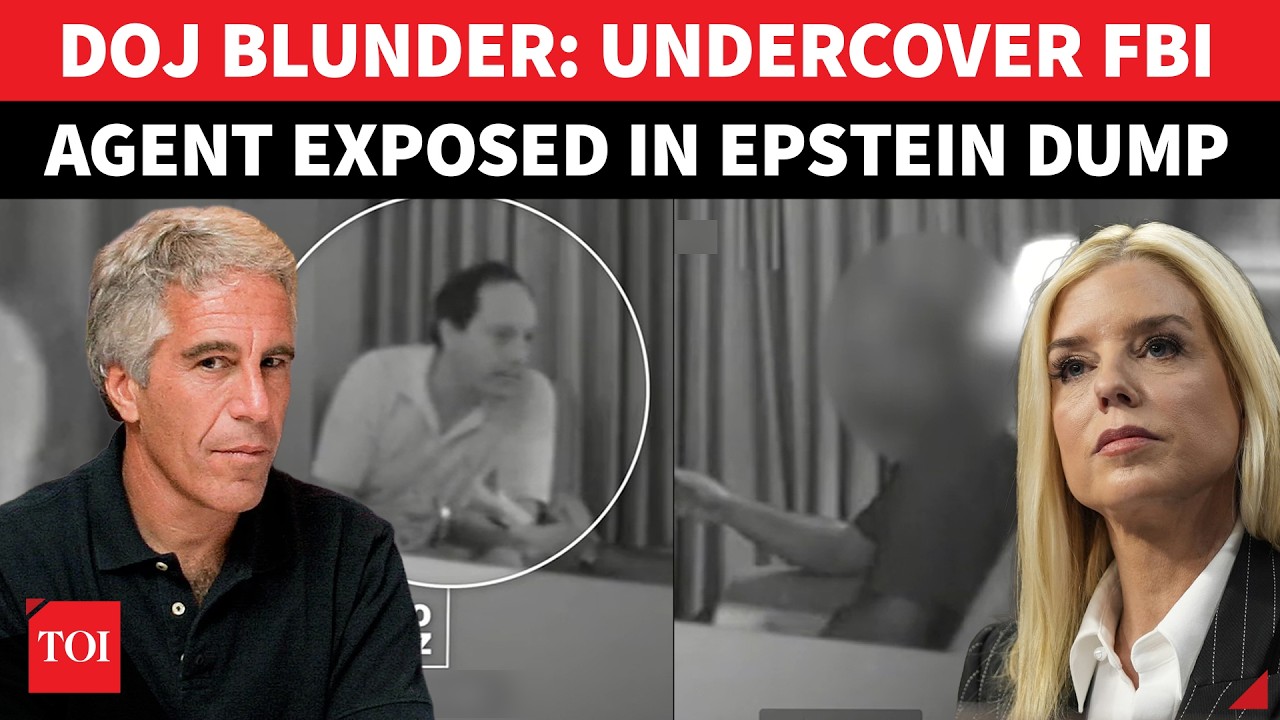 Pam Bondi’s EPIC Disaster; Epstein Files EXPOSE Undercover FBI Agent In Secret Sting Op Video |Watch