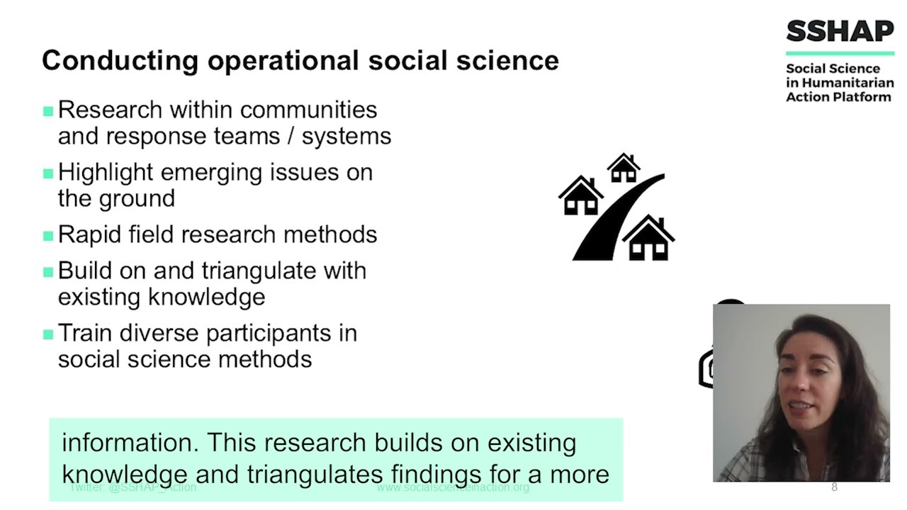 The role of social science in humanitarian action