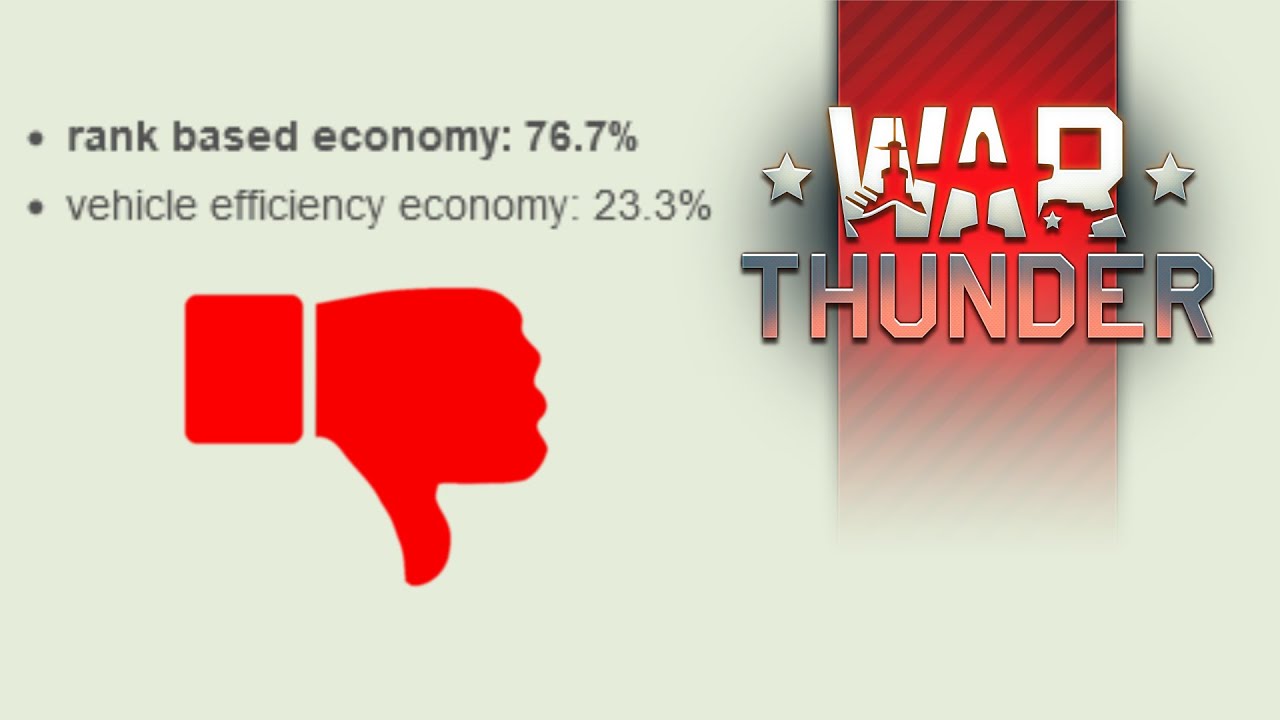 Players don't like the economy changes - War Thunder