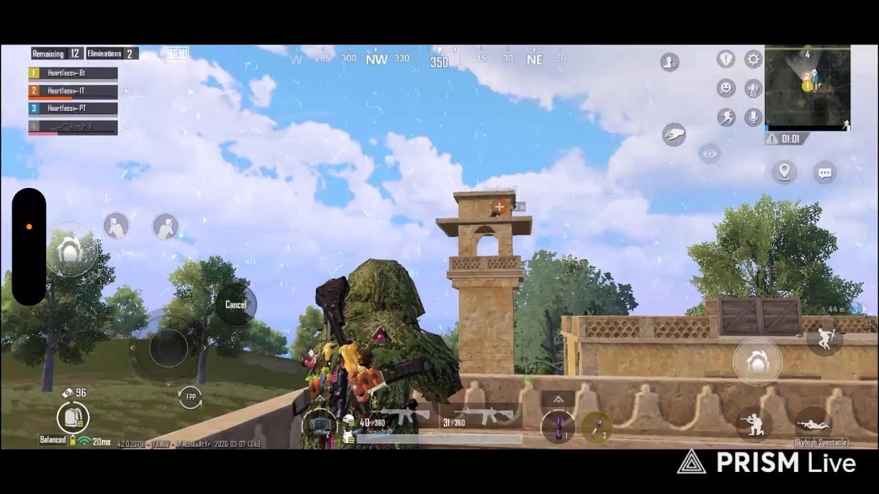 Live streaming of Heartless bt