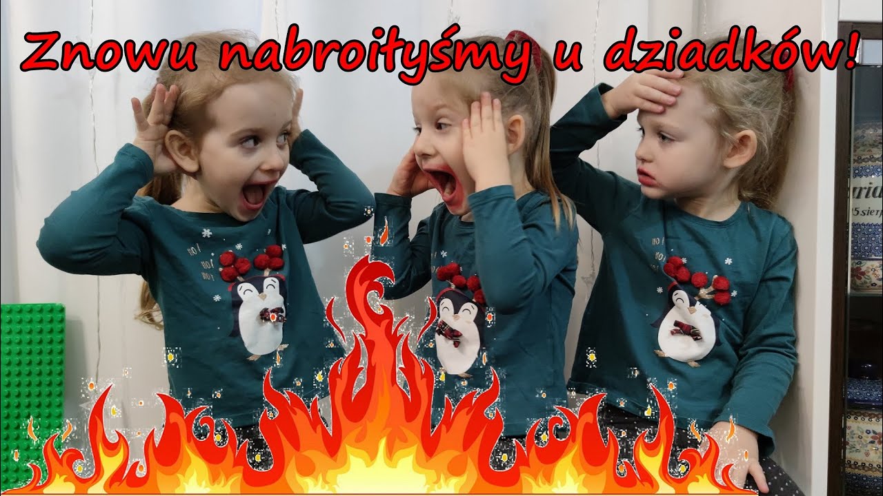 Spaliłyśmy podłogę - znowu nabroiłyśmy u dziadków | Dziękujemy za Wasze listy! | Żegnamy choinkę
