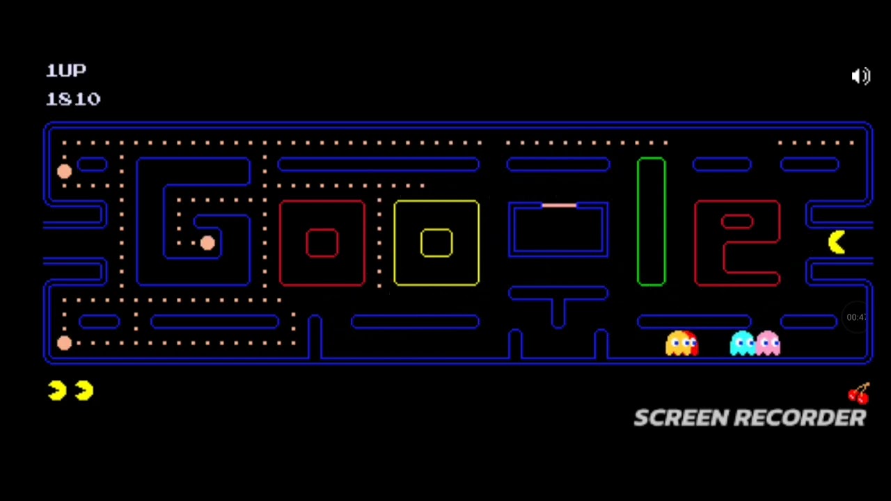 Jugando pac man
