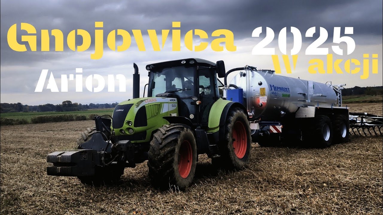 🔥Gnojowica 2025 💪Arion idzie aż miło 🔥 Claas Arion 640 w akcji 😉Gr Tomala 💪