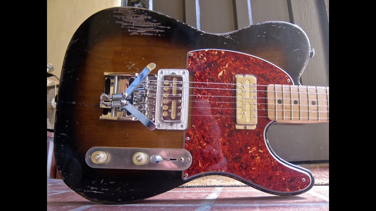 Waterslide T-Style Guitar w/Lollar Gold Foil Pickups & Duesenberg Multibender B/G Bender