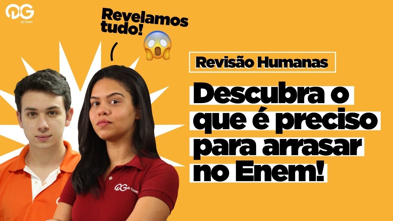 Revis&atilde;o de HUMANAS ENEM | Pr&eacute;-simulado QG do ENEM