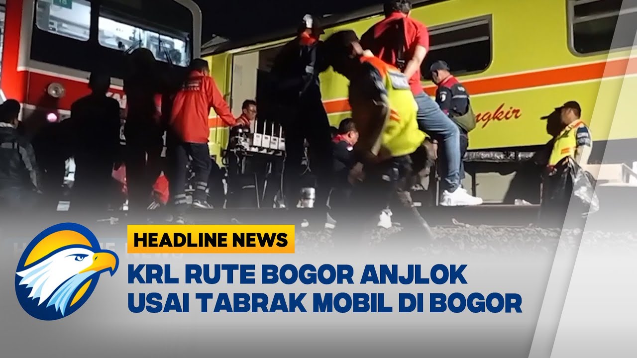 KRL Rute Bogor Anjlok usai Tabrak Mobil, 6 Perjalanan Dibatalkan