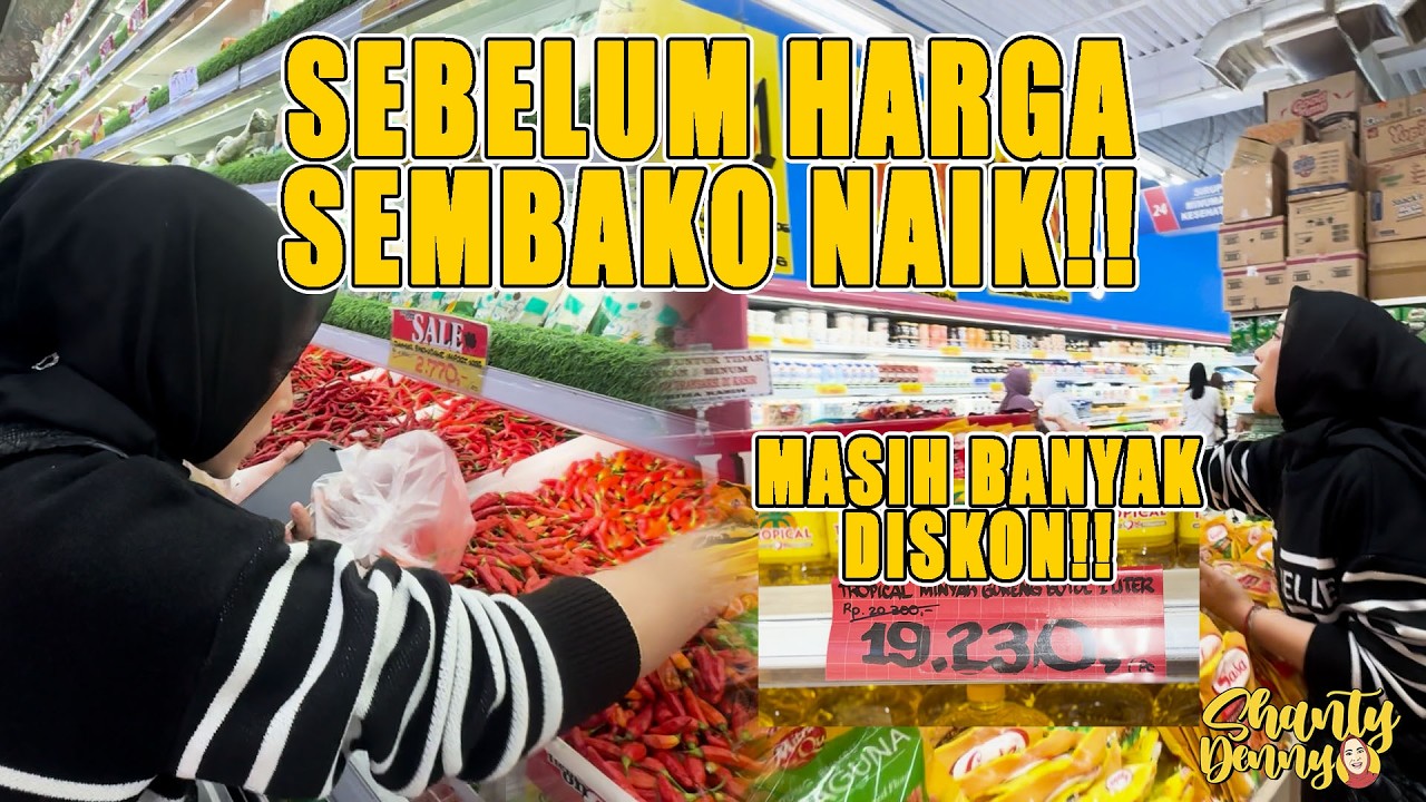 SEBELUM HARGA SEMBAKO NAIK!! BELANJA BULANAN!!
