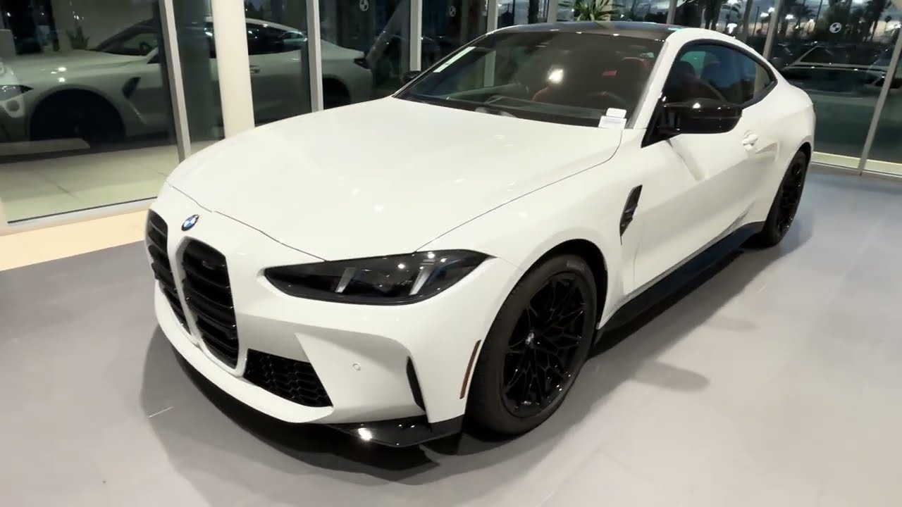 2026 M4 Competition Coupe Alpine White Fiona Red/Black Extended Merino Leather CW34521
