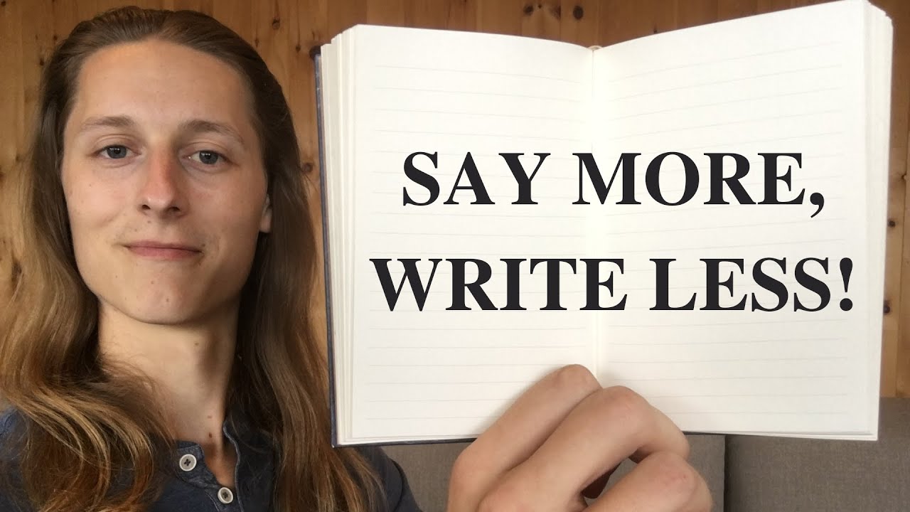How to Make Your Writing CONCISE (Narrative Prose)