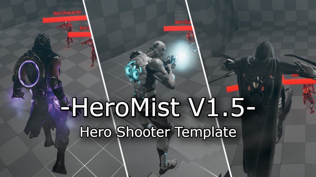 HeroMist V1.5 - UE5 Hero Shooter Template