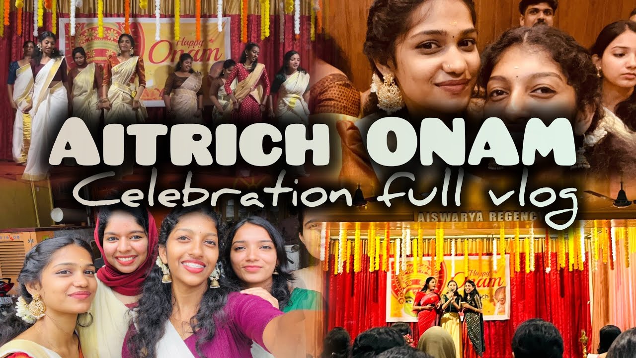 Onam @aitrichacademy🪷☺️ #onam2025 #vlog #onammood #dancevideo #onamgames 