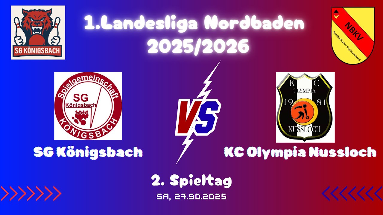 SG Königsbach - Olympia Nussloch  2025/2026  1.Landesliga Nordbaden
