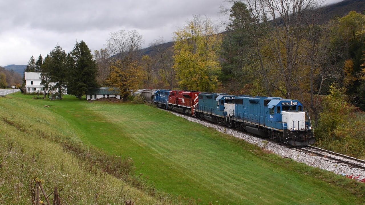 Chasing Vermont Railway's RDHJ On the B&R, Railfanning Hoosick, NY - Rutland, VT 10/16/23