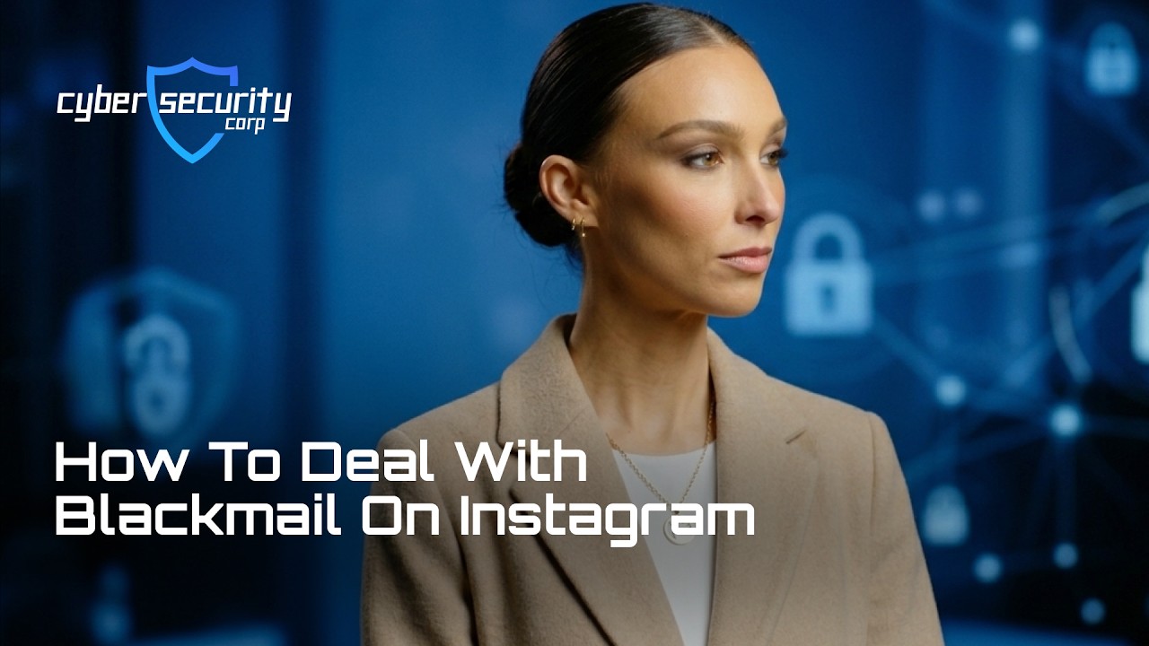 How To Deal With Blackmail On Instagram