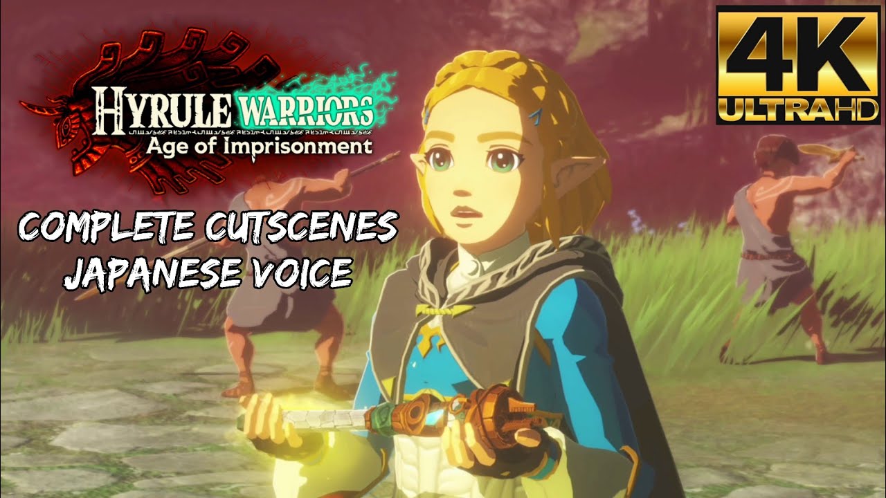 Complete Cutscenes - Hyrule Warriors: Age of Imprisonment (Japanese Voice) 4K UHD